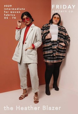 The Heather Blazer Schnittmuster - von Friday Pattern Company