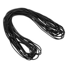 Black 2mm Waxed Cord 11 Yard Wax Bead Thread String for Jewelry Make