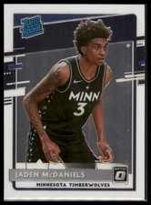 2020-21 Donruss Optic #178 Jaden McDaniels
