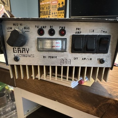 Gray Electronics 300 RF Power Amplifier 300W AM/FM SSB for Antenna