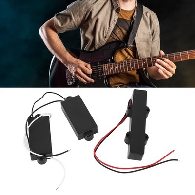 Closed Electric Bass Pickups Low Noise Powerful Output Guitar Enclosed PickupSet