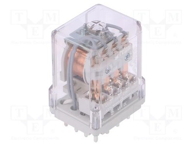 USpule: 48VDC 4PDT IKontakt max: 20A Relais: elektromagnetisch