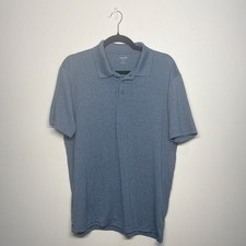 Old Navy Active Core Blue Polo Shirt Men  s XL Short Sleeve Collared Button Solid