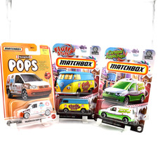 Matchbox Volkswagen Caddy Delivery Van Lot of 3 1:64 Scale Brand New CandySeries