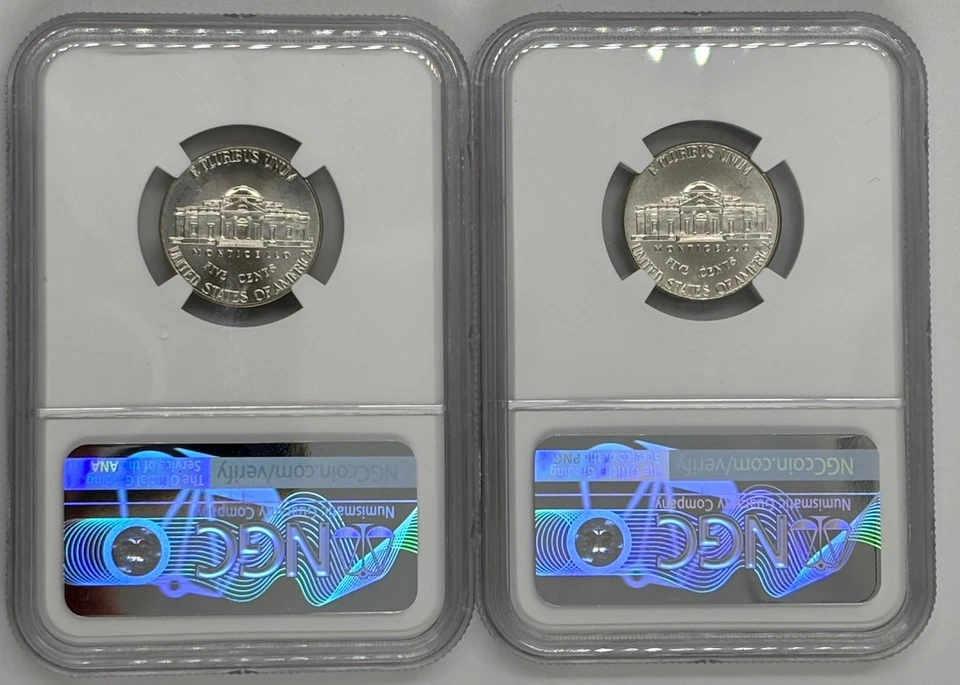 2025 P D Jefferson Nickel 2 Coin Set 5c NGC MS 67 6FS 🔥FIRST RELEASES🔥 - Image 2 of 2