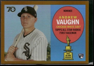 2021 Topps All-Star Rookie Cup Gold Foil /50 Base Statue Andrew Vaughn #11