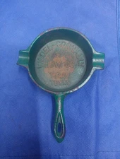 Antique Advertising Cast Iron Skillet Ashtray Tyler Texas Hardware Store