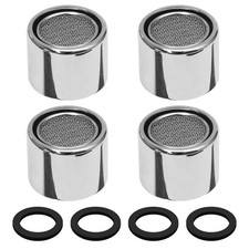 Faucet Aerator Brass Filter 15 16in 4Pcs Female Thread Kitchen Bathroom