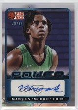 2021-22 Leaf Pro Set Power Platinum Spectrum Foil 38/99 Mookie Cook Auto 4f5