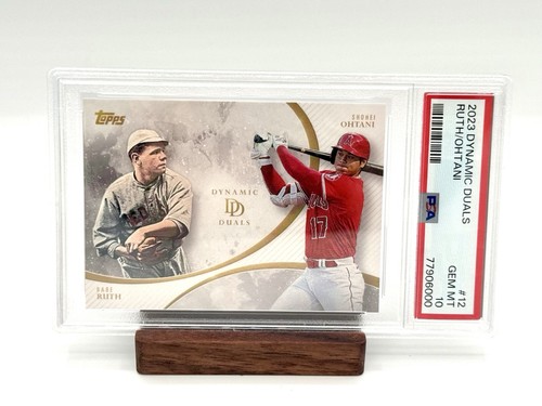 2023 Topps Dynamic Duals Babe Ruth Shohei Ohtani #12 PSA 10 GEM MINT
