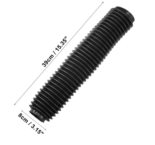Single Replacement Fork Boot Black Suzuki DR650 SE 1992-2017 DR350 SE 1990-1999 - Picture 6 of 6