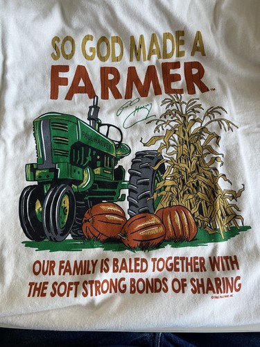 Sehr schönes So God Made A Farmer T-Shirt von The Paul Harvey Collection Gr. M - Bild 2 von 2