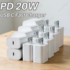 For iPhone iPad Pro Android Fast Charger PD 20W USB-C Type C Power Adapter Lot