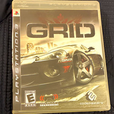 GRID (Sony PS3) Complete Case & Disc E NTSC-U/C Racing Grid Series