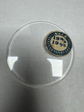 Vintage VTF Pocket Watch Mineral Crystal Domed 44.85mm 19 4/16 19 6/8 Clear