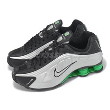 Nike Shox R4 Metallic SIlver Green Shock Men Casual Shoes Sneakers HQ1988-006