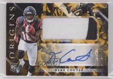 2018 Panini Origins Rookie Gold 4/10 Keke Coutee #121 Jumbo Patch Auto 9f5