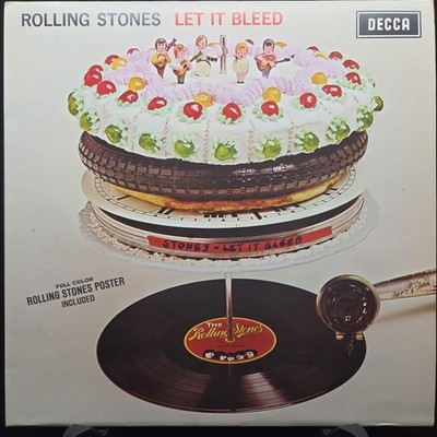 The Rolling Stones   Let It Bleed DECCA   XZAL9363   1969   Poster   German