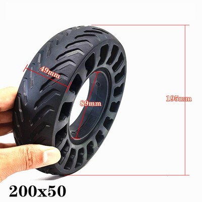 Smooth Ride mit 200x50 für Waben Vollgummireifen für Elektroroller