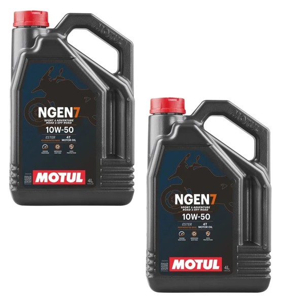 8L Motul Ngen 7 10W-50 4T MotoröL, Nachfolger Von Motul 7100 10W50 (109381)-image