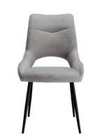 Stuhl Design Polster Holz Stuhl StüHle Sitz Lehn Grau Esszimmer Luxus