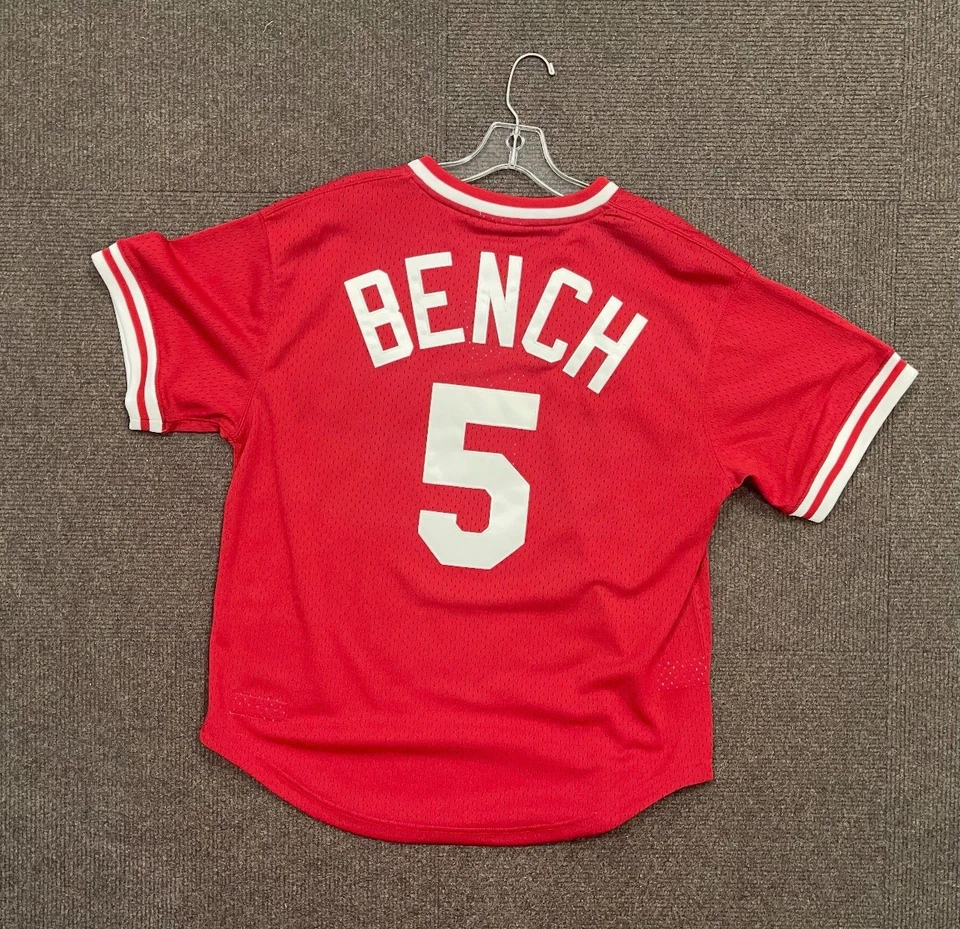 Johnny bench Cincinnati Reds jersey size large - Image 2 of 2