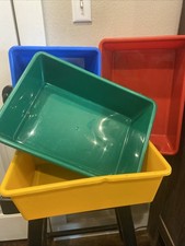 Kids Toy Storage Trays 4 Large, 8 Small