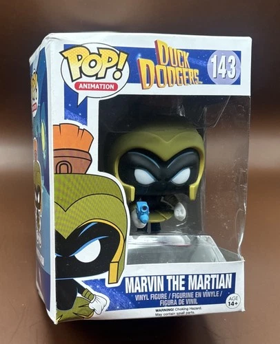 Funko Pop! Vinyl Animation - Duck Dodgers Marvin The Martian  #143 *BOX DAMAGE*