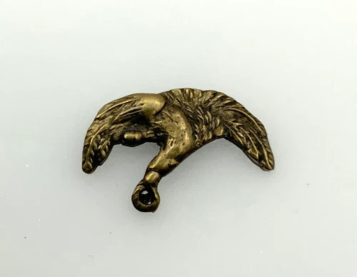 Vintage Gapa WW2 Polish Air Force Brass Pin Lapel Badge Very Small