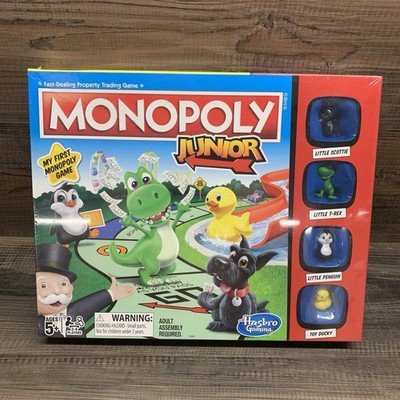 Hasbro Monopoly Junior Board Game My First Monopoly Ages 5+ 2-4 Players - Sealed
