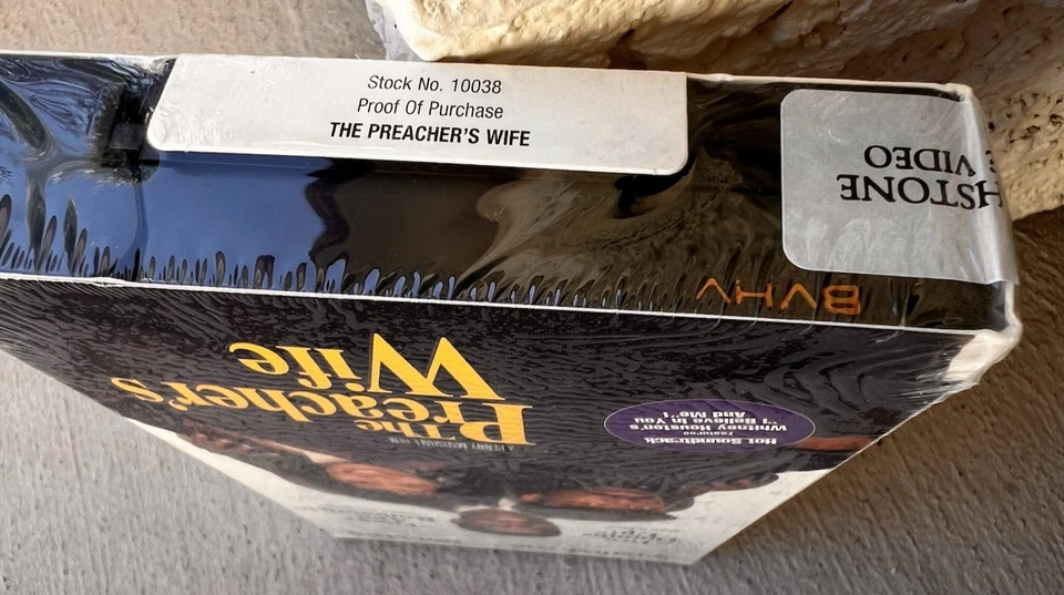 New & Sealed! The Preacher's Wife (VHS, 1989) Denzel Washington - Image 4 of 4