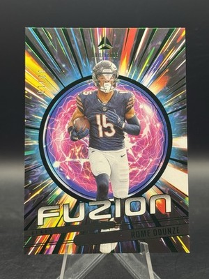 Rome Odunze 2025 Panini Luminance Fuzion #7 Green /10