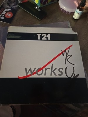 T21: Works Trisomie 21 synth wave electro ebm original vinyl 1988 bius1021 LP!