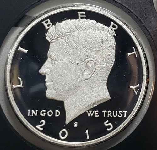 2015-S Kennedy Half Dollar Silver Proof Gem Cameo