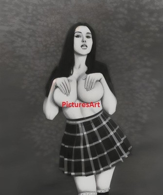 Weiblicher Akt | Nackt | Nude | Bild | DIN A4 | Pin-Up | Erotik | Nr. 81 - 100