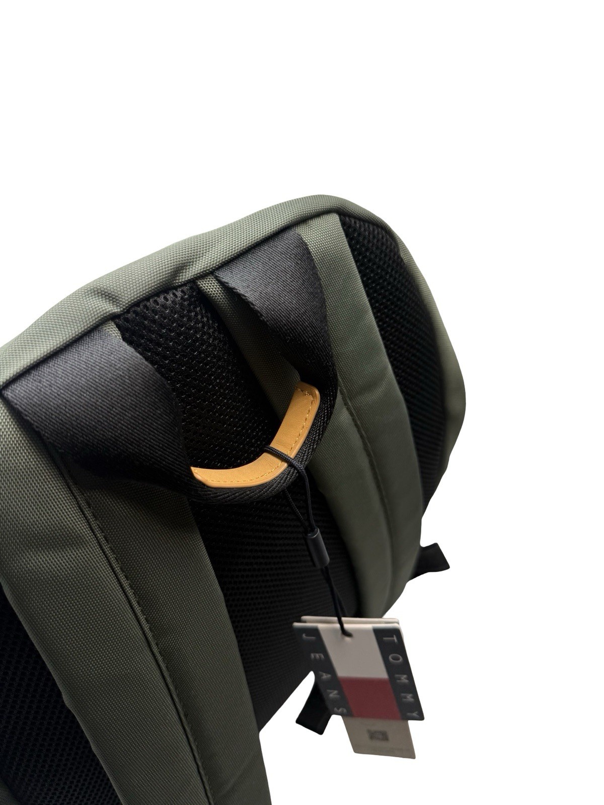 Tommy Jeans Essential Dome Flag Pewter Green Backpack image 10