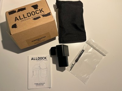 ALLDOCK Apple AirPods Mount/Charging Case Holder Schwarz