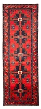 3'6" x 10'2" Vintage Hand-knotted Runner Rug Traditional Oriental Wool Carpet