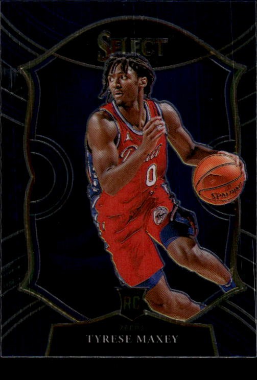 2020-21 Panini Select Tyrese Maxey #81 Philadelphia 76ers 21A