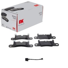 NK BREMSBELÄGE + WARNKONTAKTE HINTEN passend für PORSCHE CAYENNE 92A