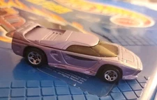 Vintage Hot Wheels Vector Avtech WX-3, Metalflake Lavender, Ultra Hots, UH, Rad