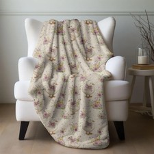 Baby Goose Duck Blanket Spring Floral Nursery Baby Shower
