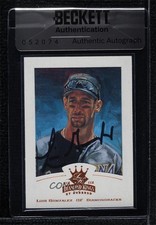 BAS 2002 Donruss Diamond Kings Bronze Foil Luis Gonzalez #87 Auto 3c7
