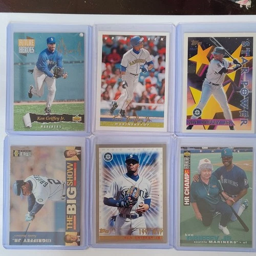 Upper Deck Topps Ken Griffey Jr. Seattle Mariners MLB Card Lot - 6 Cards