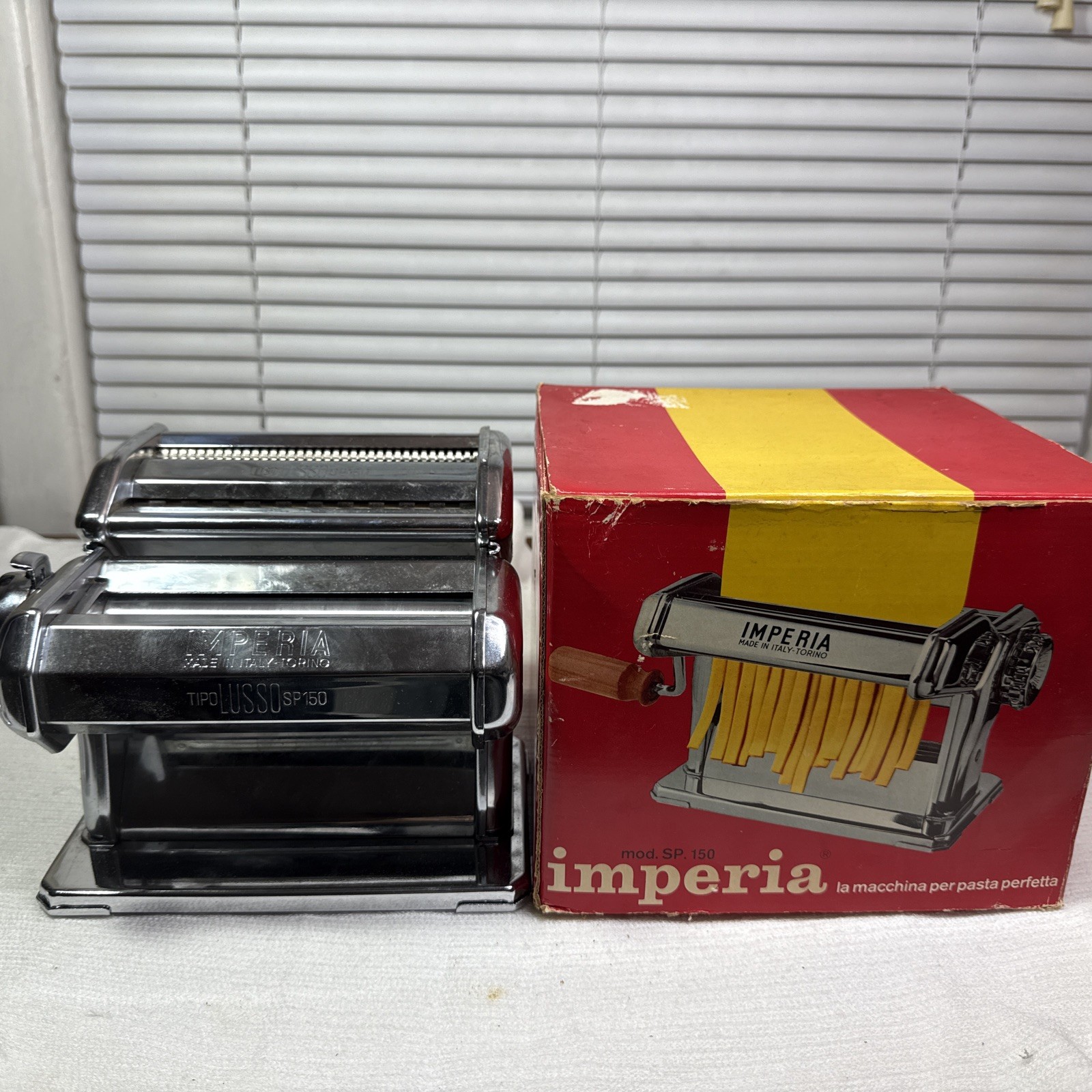 Vintage Imperia Tipo Lusso SP-150 Noodle Pasta Machine Noodle Maker Quality