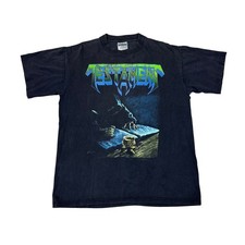 Vintage 90s Testament Thrash Metal Band Tee Shirt Men's Large Double Sided