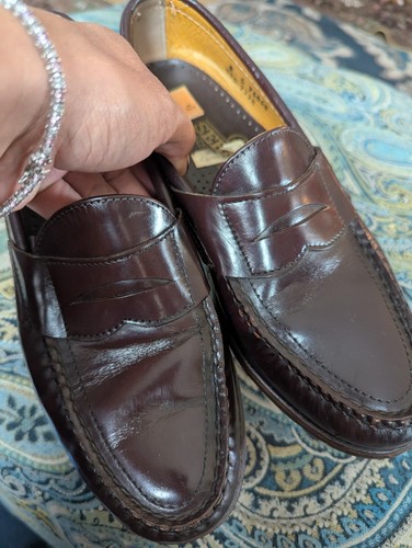Men's Cordivan Penny Loafer Leather Size 8 - Picture 10 of 10