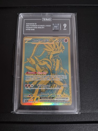 Koraidon ex graded TAG 9 for sale on eBay