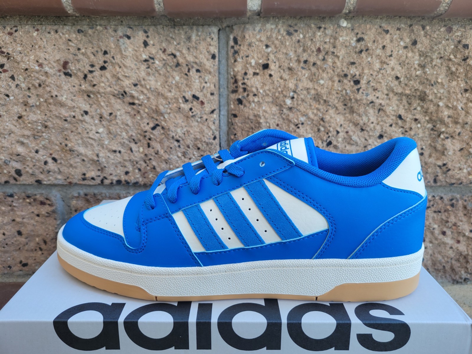 Men\'s Adidas Break Start Blue Bird/Cloud White Basketball Shoes IH7967 Size‎ 9.5 adidas Break Start Blue Bird Cloud White | Mercari main image 2