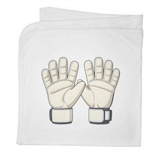 'Goalkeeper Gloves' Cotton Baby Blanket / Shawl BY00049056